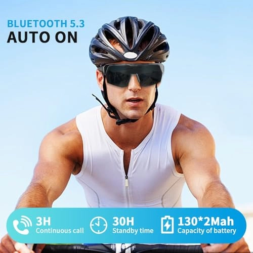 Sports Smart Glasses - Color-Changing UV400 Bluetooth 5.3
