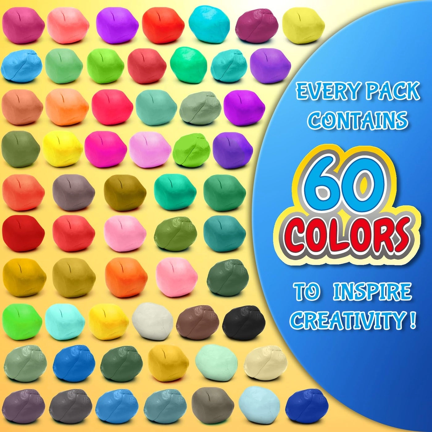 Magic Clay - 60 colors 3+ years