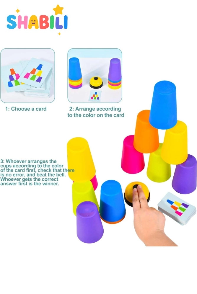 Speed Stacking Cups - 3 years+ 12 pieces