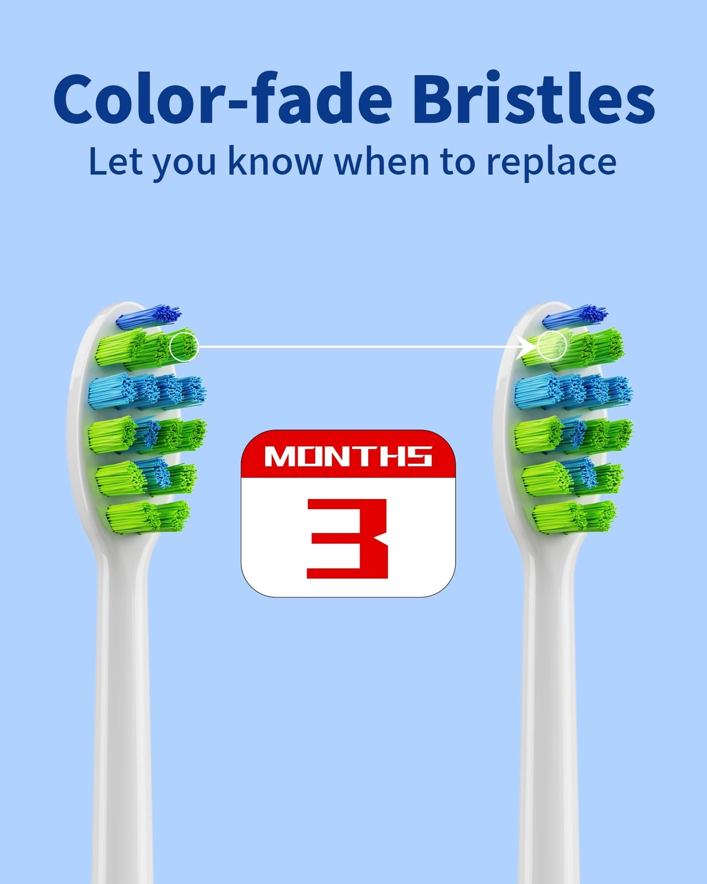 Sonic Electric Toothbrush Brush Heads - 4 Pack White