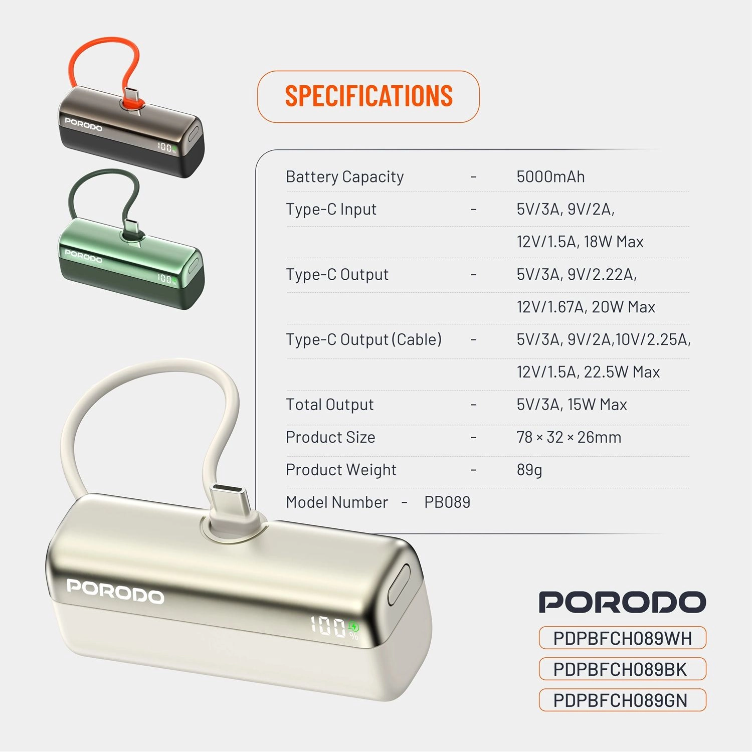 Pocket Volt - 5000mAh 15W