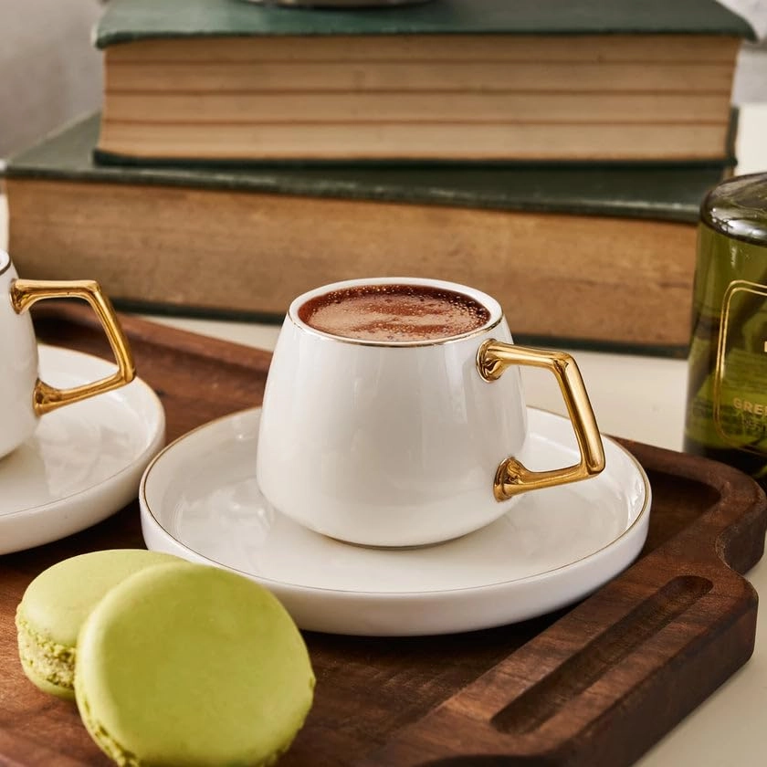 Saturn Turkish Coffee Cup - 12 pcs - 90 ml