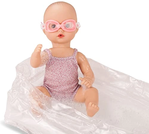 Sleepy Aquini Bath Doll - 33 cm Sleeping Eyes Avocado