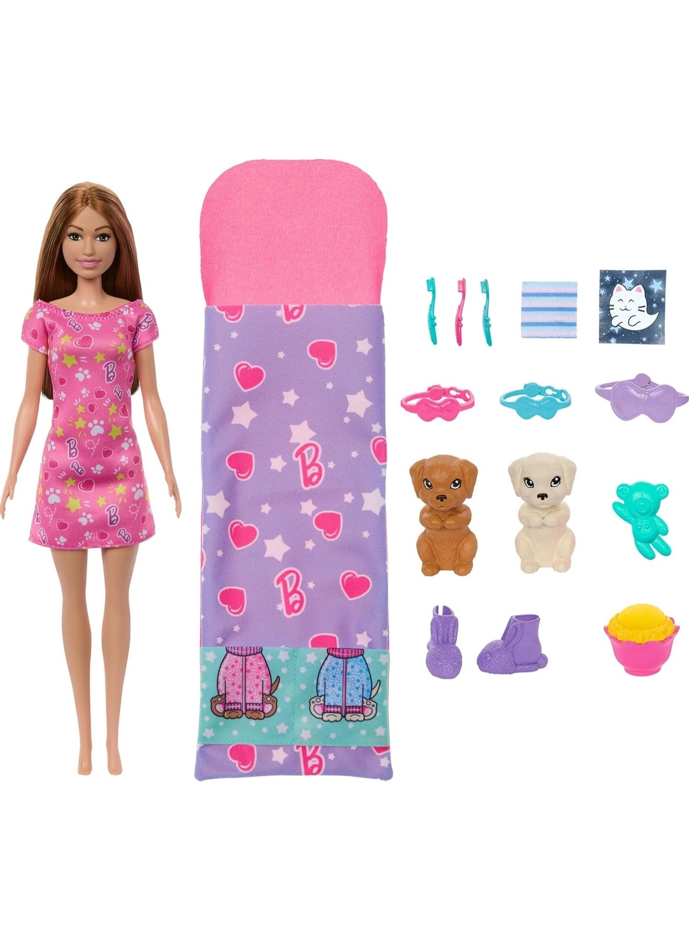 Puppy Slumber Party Playset - Color Change 10+ piece