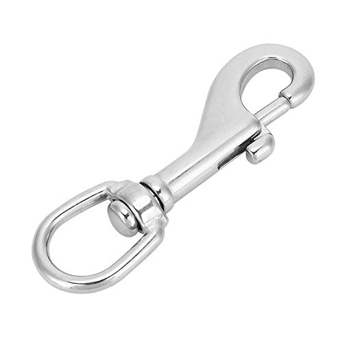 Wear-Resistant 316 Stainless Steel Diving Hook - 92mm Silver