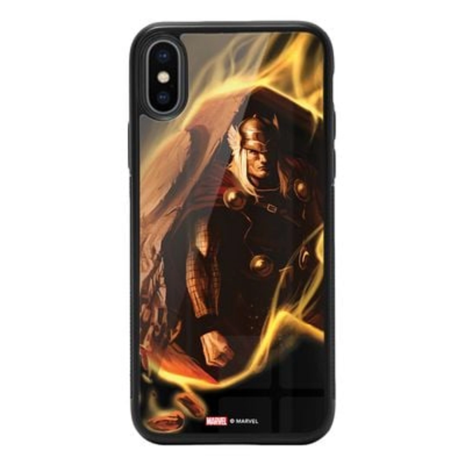 Wackylicious Fired-up Thor Back Case for iPhone Xs