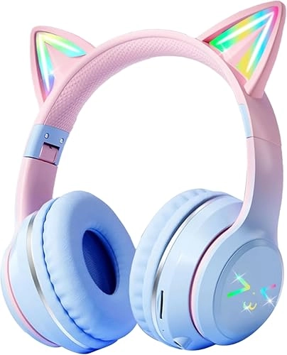 Cat Ear Headphones Wireless Headphone