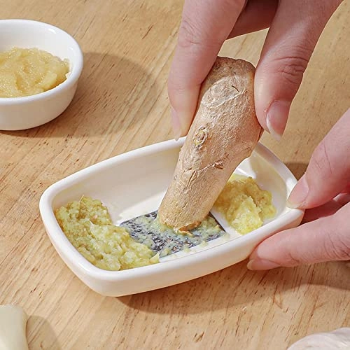 Mini Food Grinder - Portable Hand-Powered White