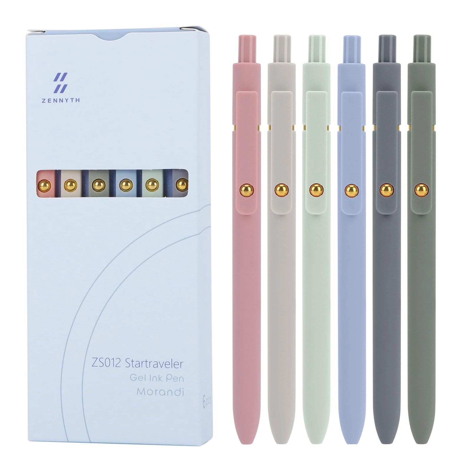 Gel Pens - 6 Pcs 0.5mm