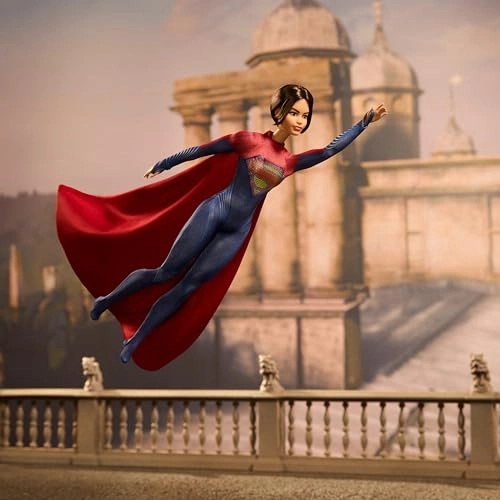 Supergirl Doll - Collectible The Flash Movie Certificate of Authenticity