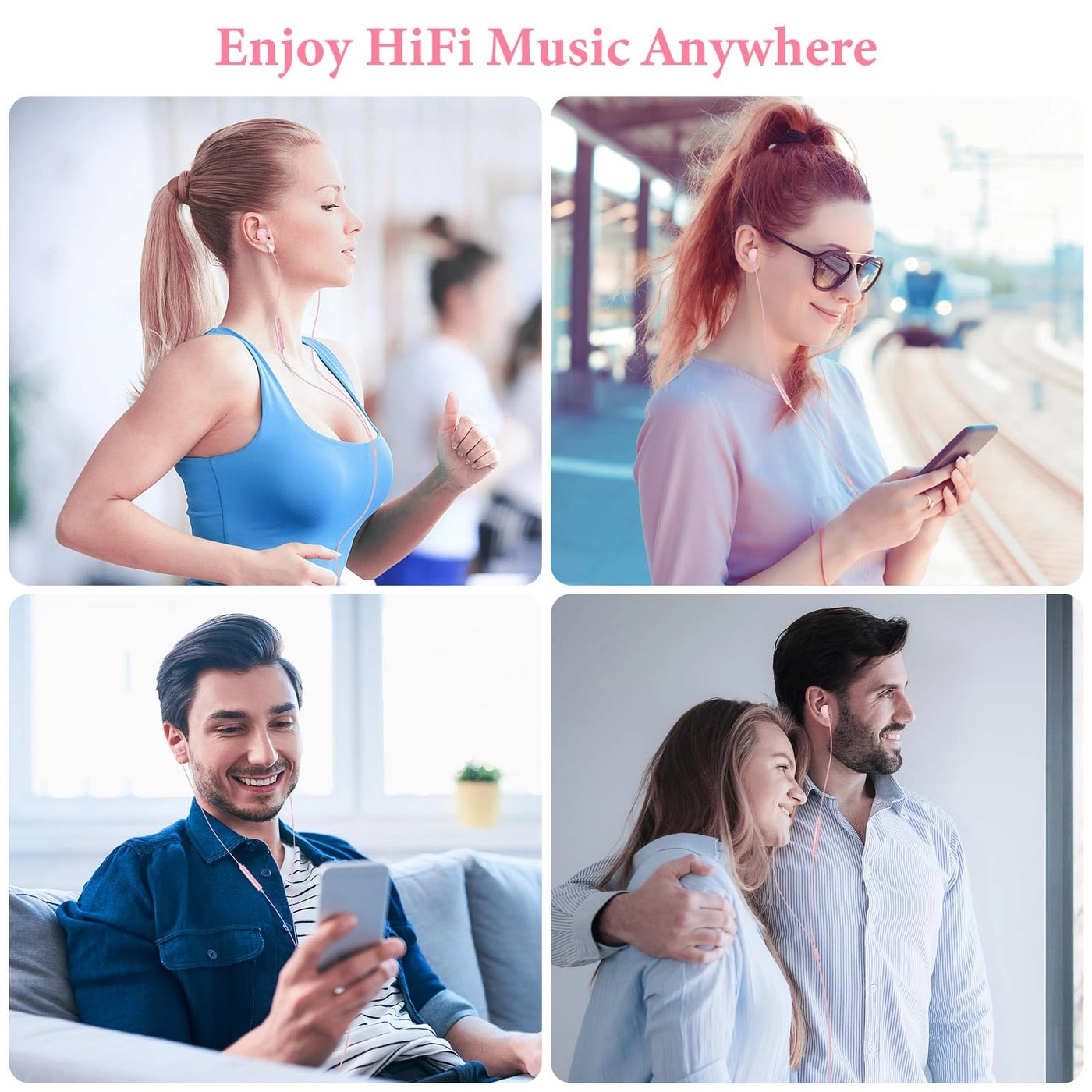 USB C Headphones Wired Earbud