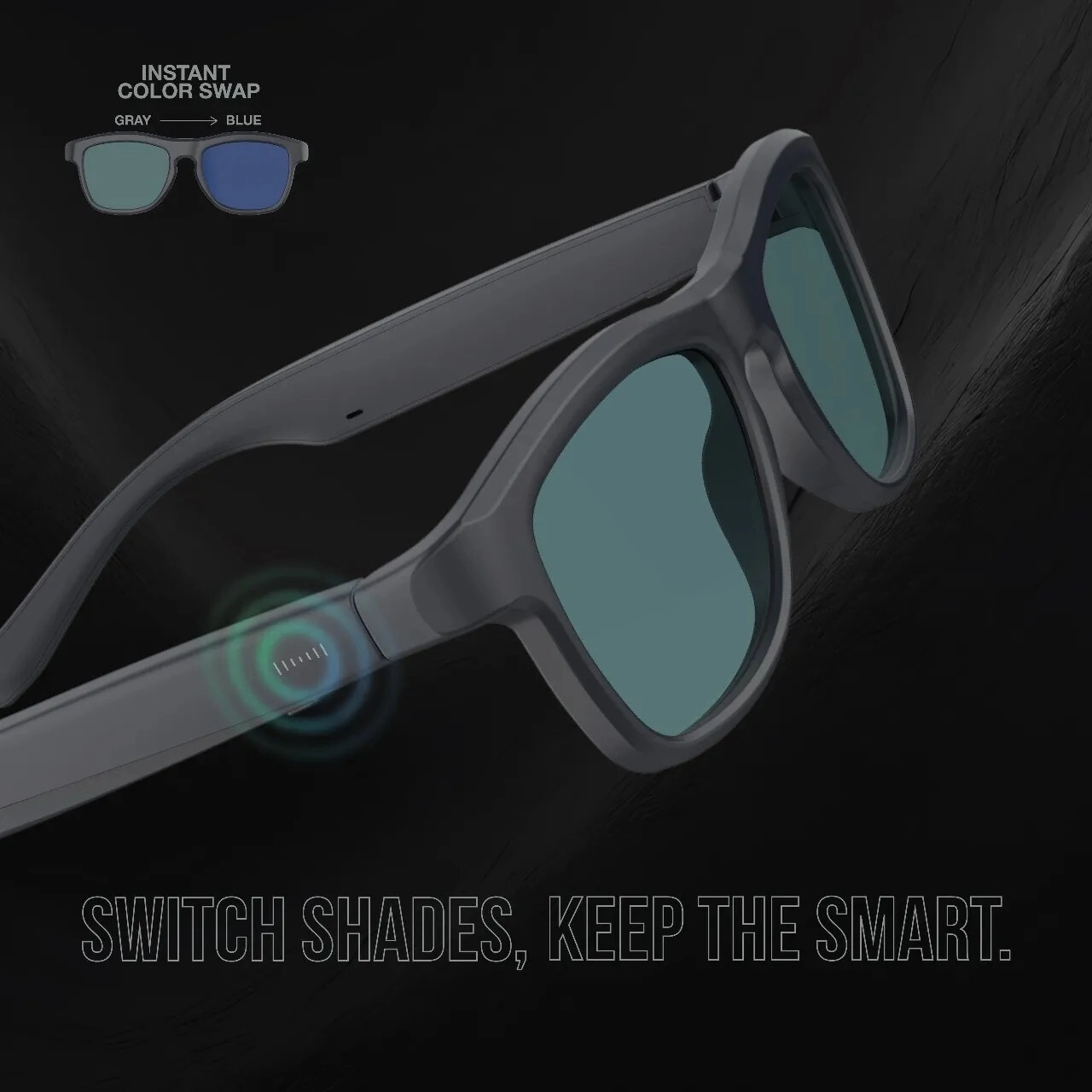Shade Mate - TWS Polarized Lenses Magnetic Charging