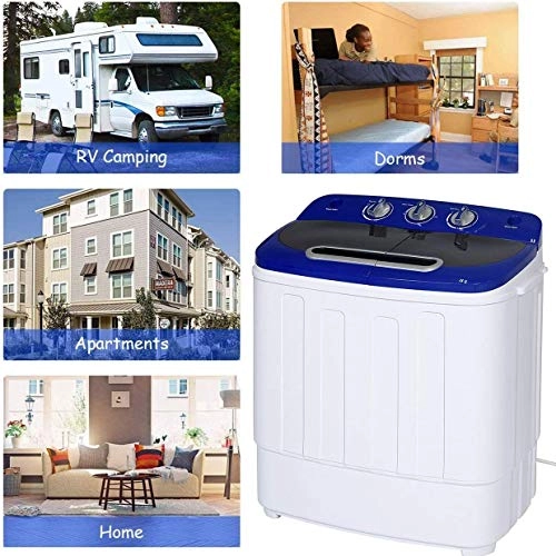 Double Barrel Mini Washing Machine