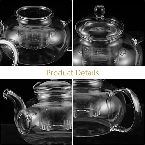 Gooseneck Tea Pot - borosilicate glass 800 ml