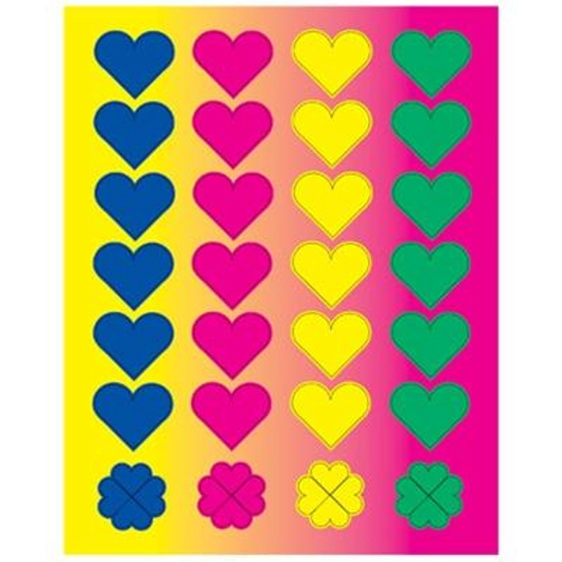 Hygloss Fruits & Vegetables Sticker Book 3 pcs