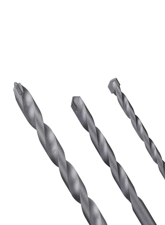 Parallel Masonary Drill Bit Set - 3 Pc 6Mm,8Mm,10Mm
