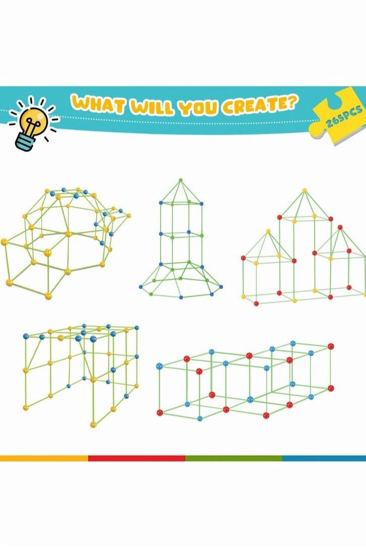 Fort Building Kit - STEM Educational Toy