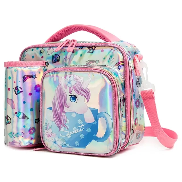 Bento Lunch Bag - Unicorn Pink 7L