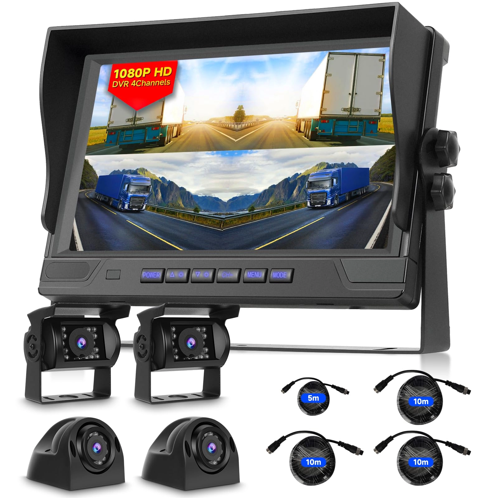 VECHTEL Car Rear View Camera - Night Vision 1080P