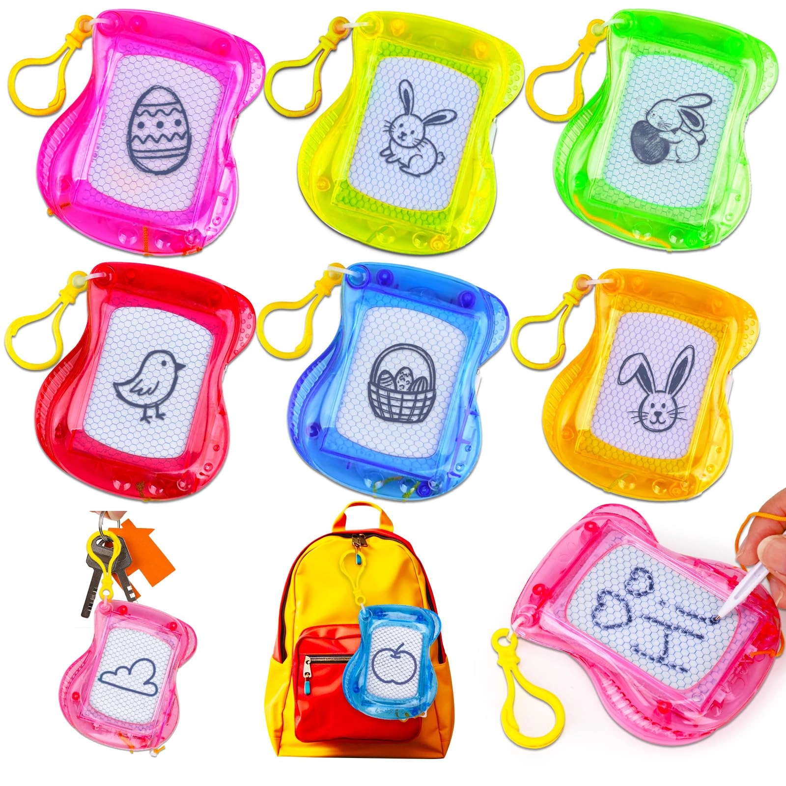 Basytodio Mini Magnetic Drawing Board - 3+ years 24 pcs