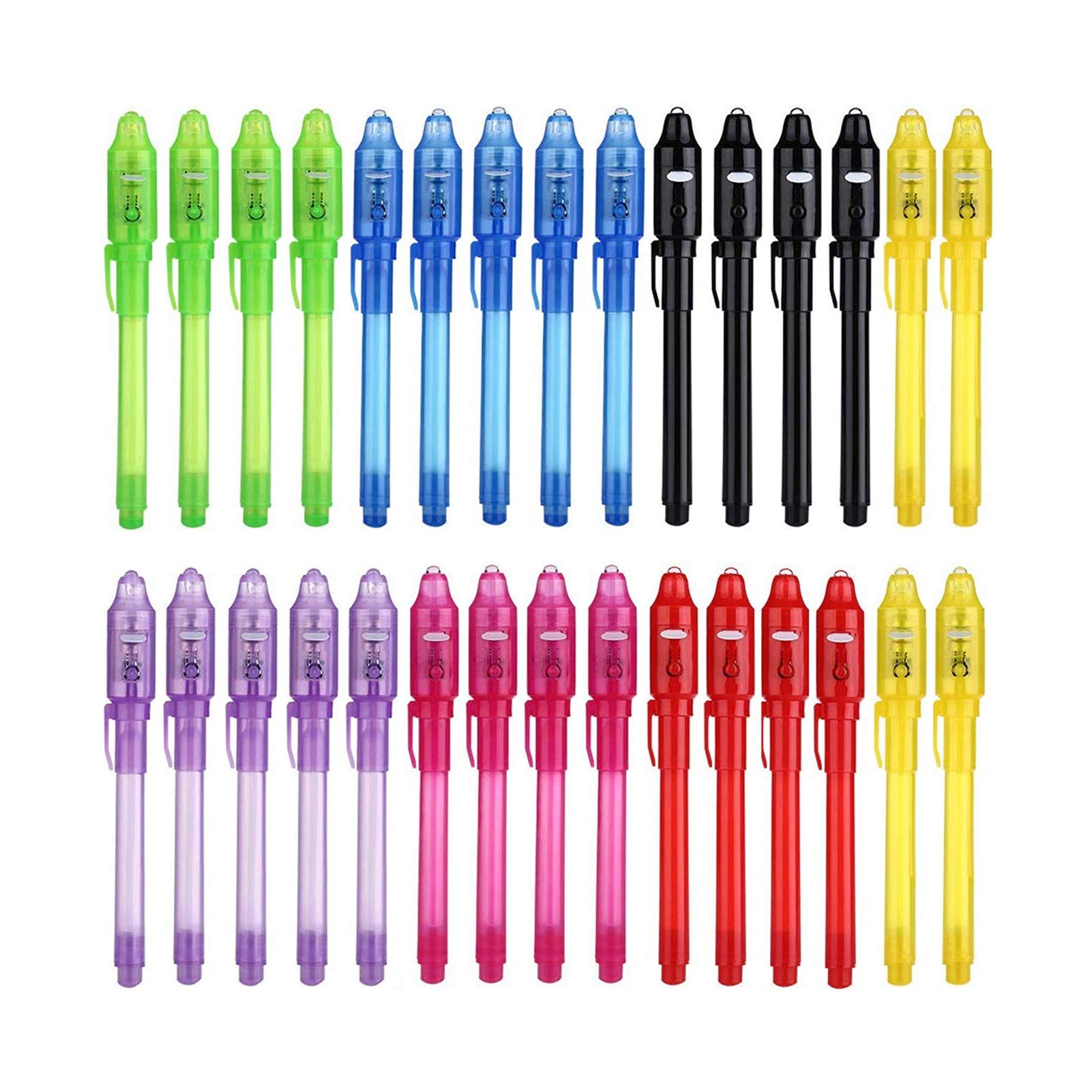 dazspirit Invisible Ink Pen - 7 colours.