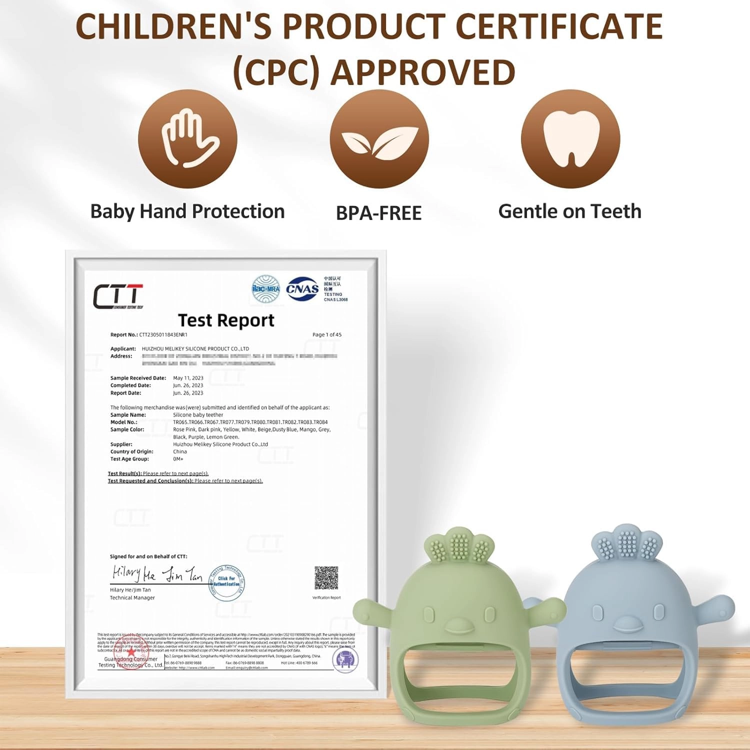 Teething Mittens - Silicone