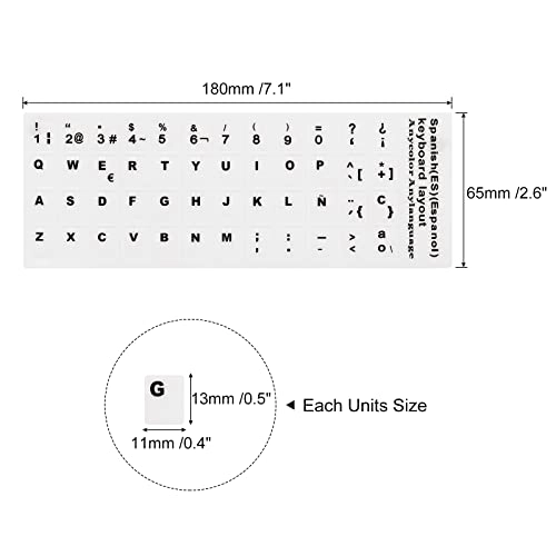 Keyboard Layout Stickers - English