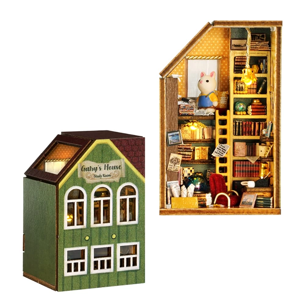 Miniature Wooden Dollhouse Furniture Kit - Creative Room 1:24