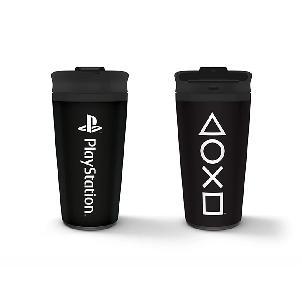 PYRAMID Metal Playstation Onyx Travel Mug