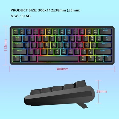 60% Wired Mechanical Keyboard - Wired