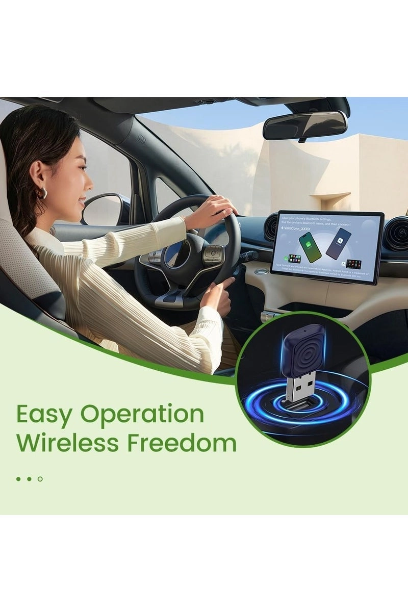 3.0 Wireless CarPlay Adapter - VW Audi Ford Sync 3 Mazda Mercedes Honda Chevy Subaru Porsche Hyundai Kia Lexus Gmc Acura