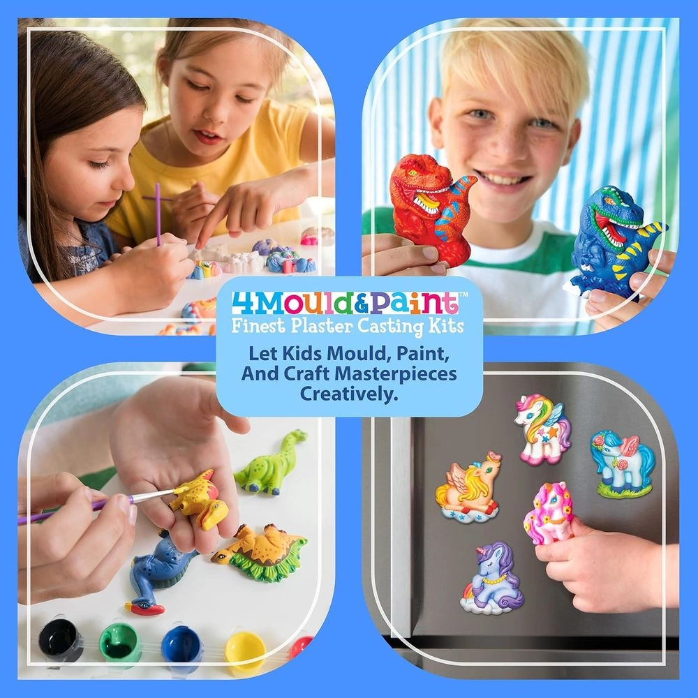 Mould & Paint Glow In The Dark Craft Kit - Sharks