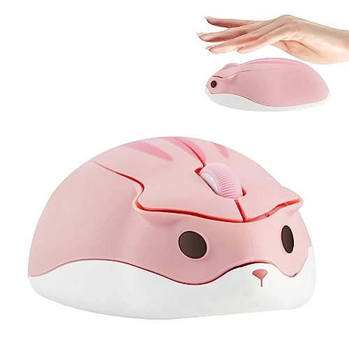 Cute Hamster Shaped Animal Mouse - Wireless