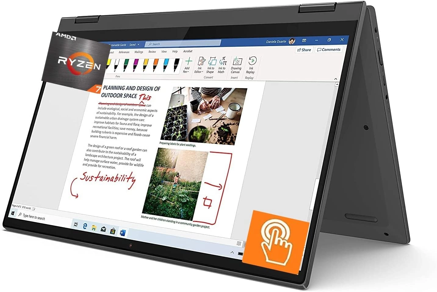 IdeaPad Flex 5 14ALC7 - 14'' Ryzen 7 5700U 16GB DDR4 512GB SSD