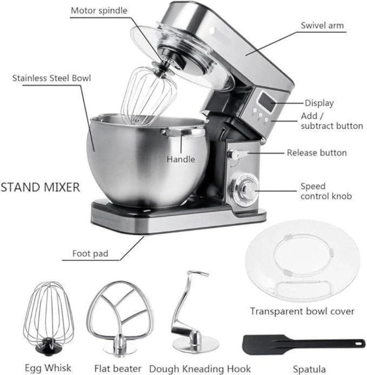 Stand Mixer - 10L