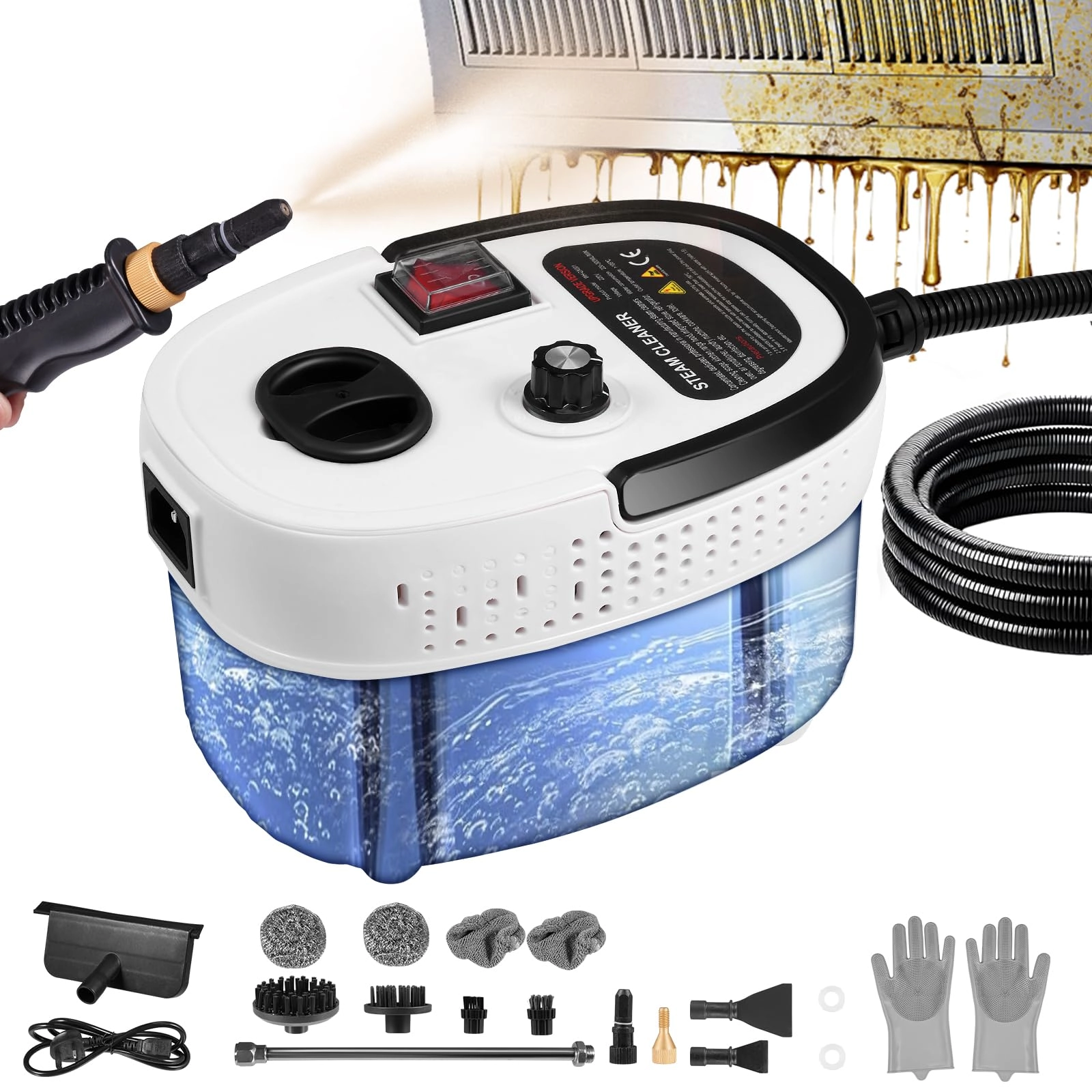 vihbrai Handheld Steam Cleaner - 3.0 BAR 1200 Milliliters