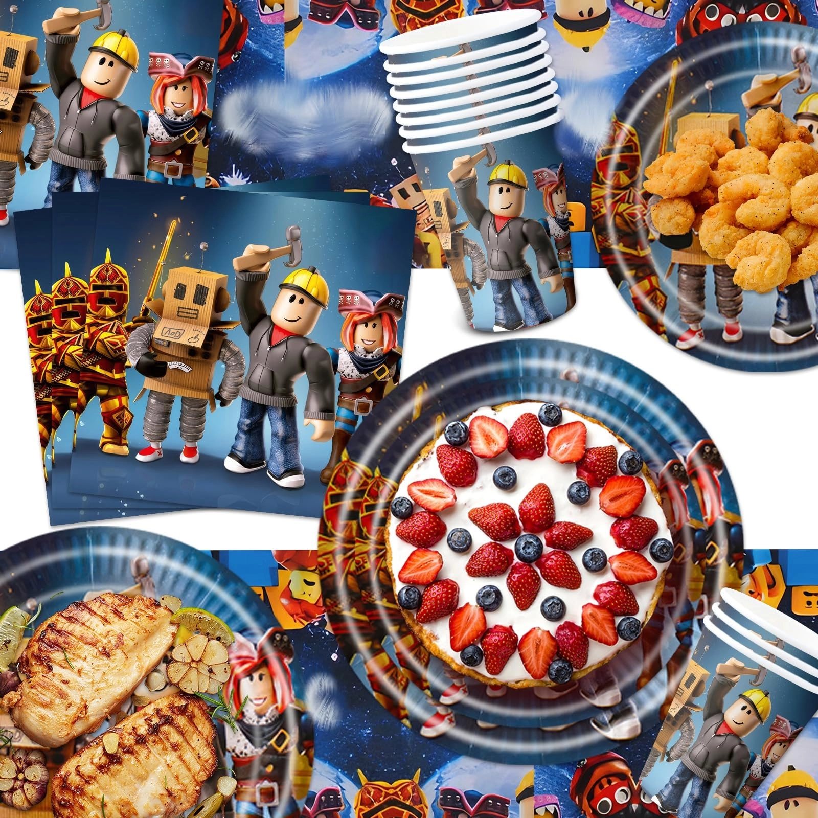 Party Tableware Set - 52PC Birthday