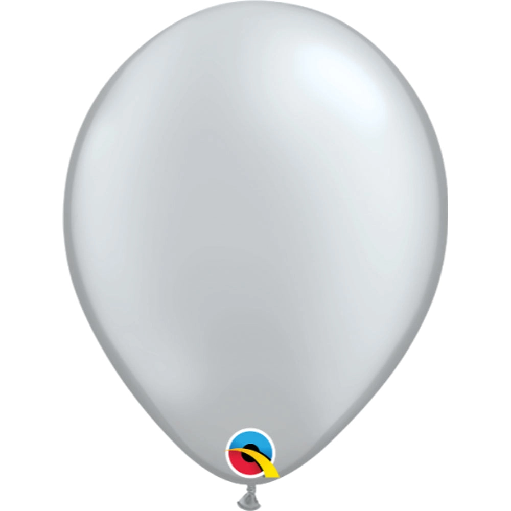 Qualatex Latex Balloon - Chrome Silver Metallic 11-Inch