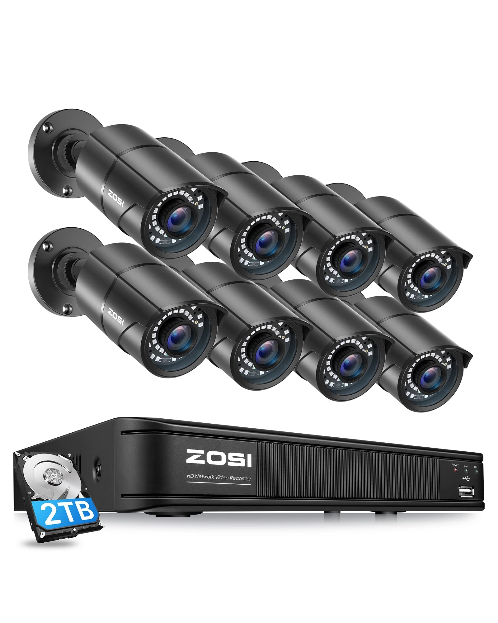 Ansjer Electronics Co., Ltd. Home Security Camera System - 8CH