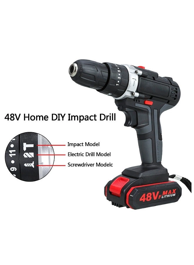 Cordless Electric Drill Kit - 48V