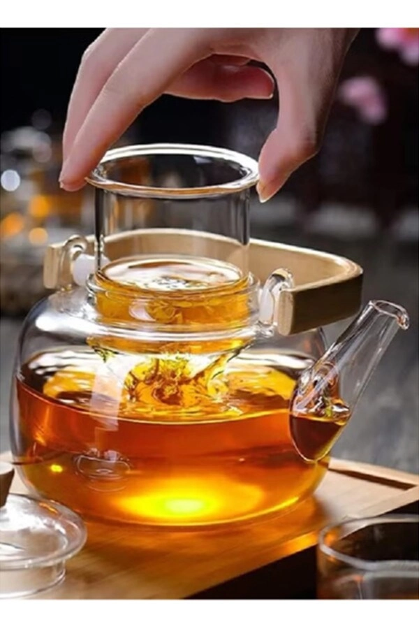Borosilicate Glass Teapot - borosilicate glass 1000ml