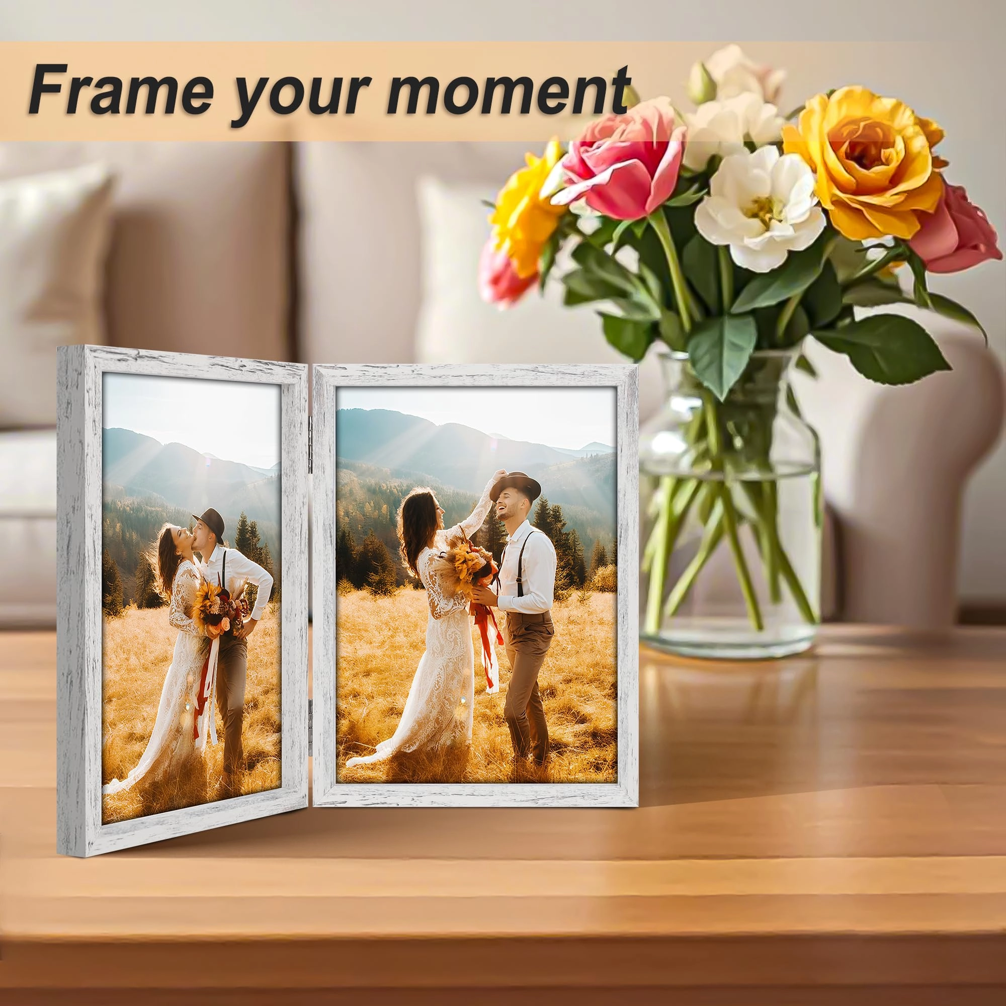 Double Picture Frame - 5x7 two