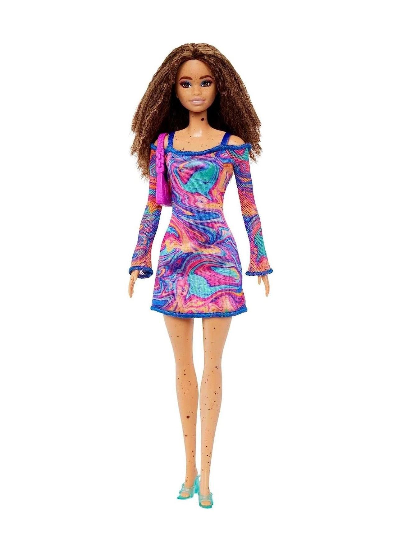 Barbie Fashionista Doll - Rainbow Marble Swirl
