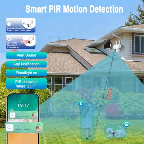 Solar Security Camera System 2.5K