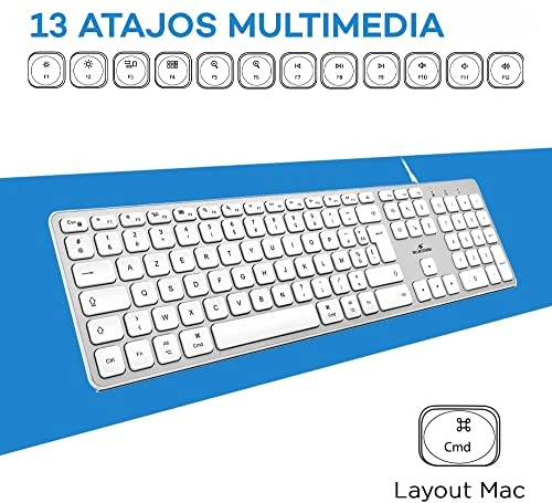 QWERTY Keyboard for Mac - QWERTY Wired