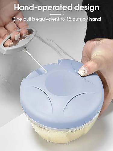 Manual Rope Chopper - 500ml 3 blades