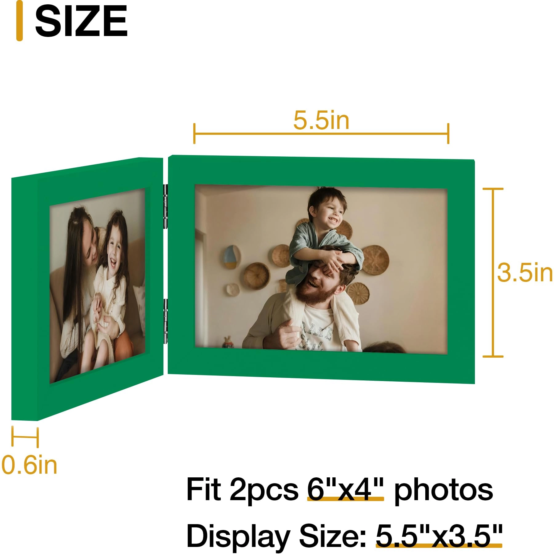 Double 6x4 Picture Frame