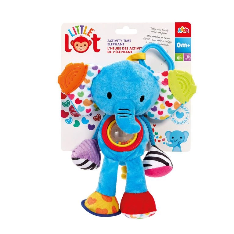 Elephant Little Lot Soft Activity Time 25 cm - Sound effects
