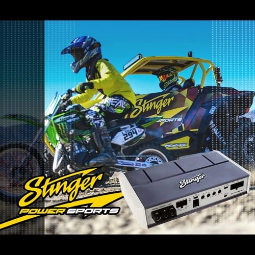 SPX700X4 - Micro 4 Channel 700 Watt Powersports Amplifier for Motorcycles, ATV, Marine and Mobile Applications