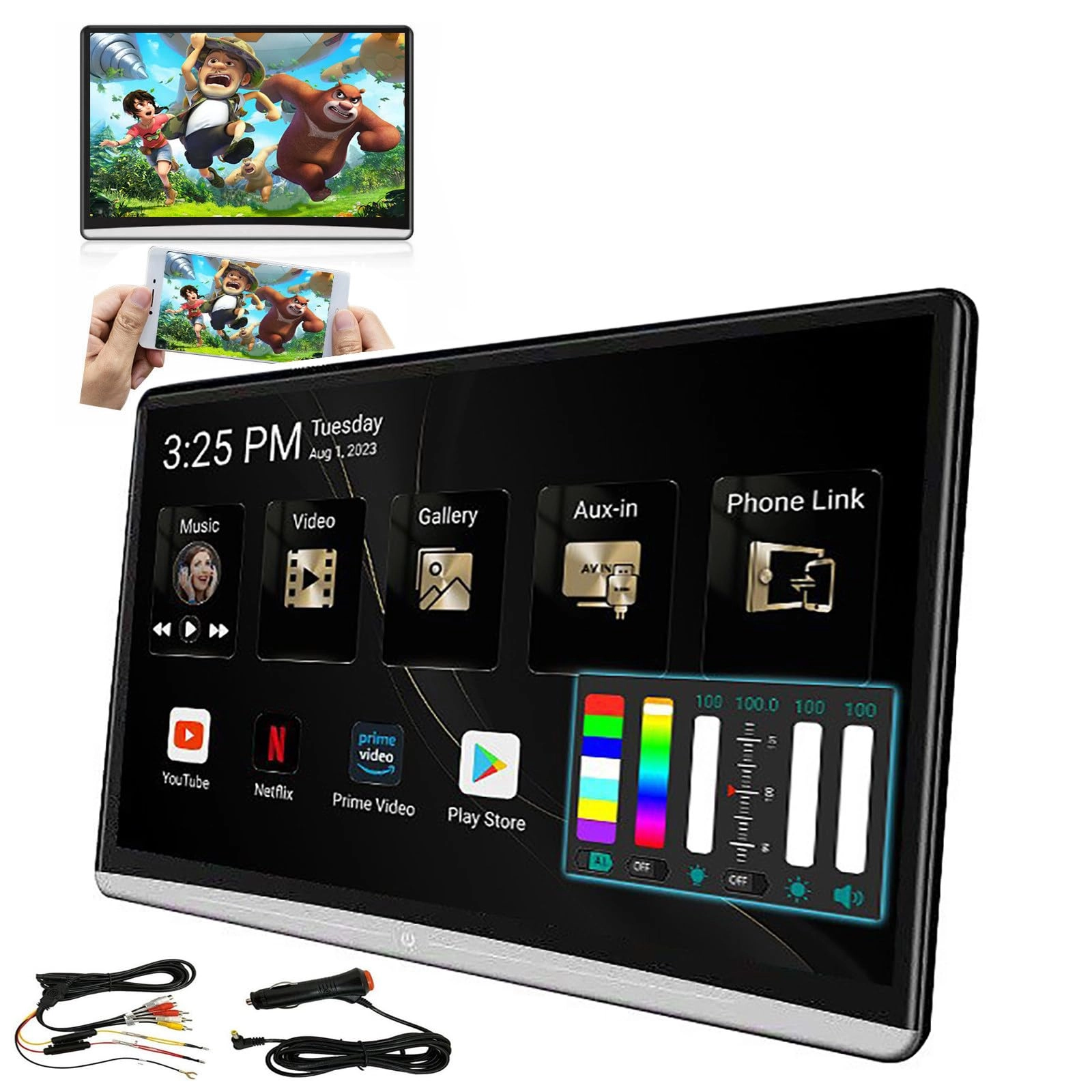 Car Headrest Video Player - 13.3in